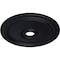 Ekena Millwork Diane Ceiling Medallion (Fits Canopies up to 6 1/4"), 24"OD x 3 5/8"ID x 1 1/4"P, Steel Gray CM24DISGS - alternate 4
